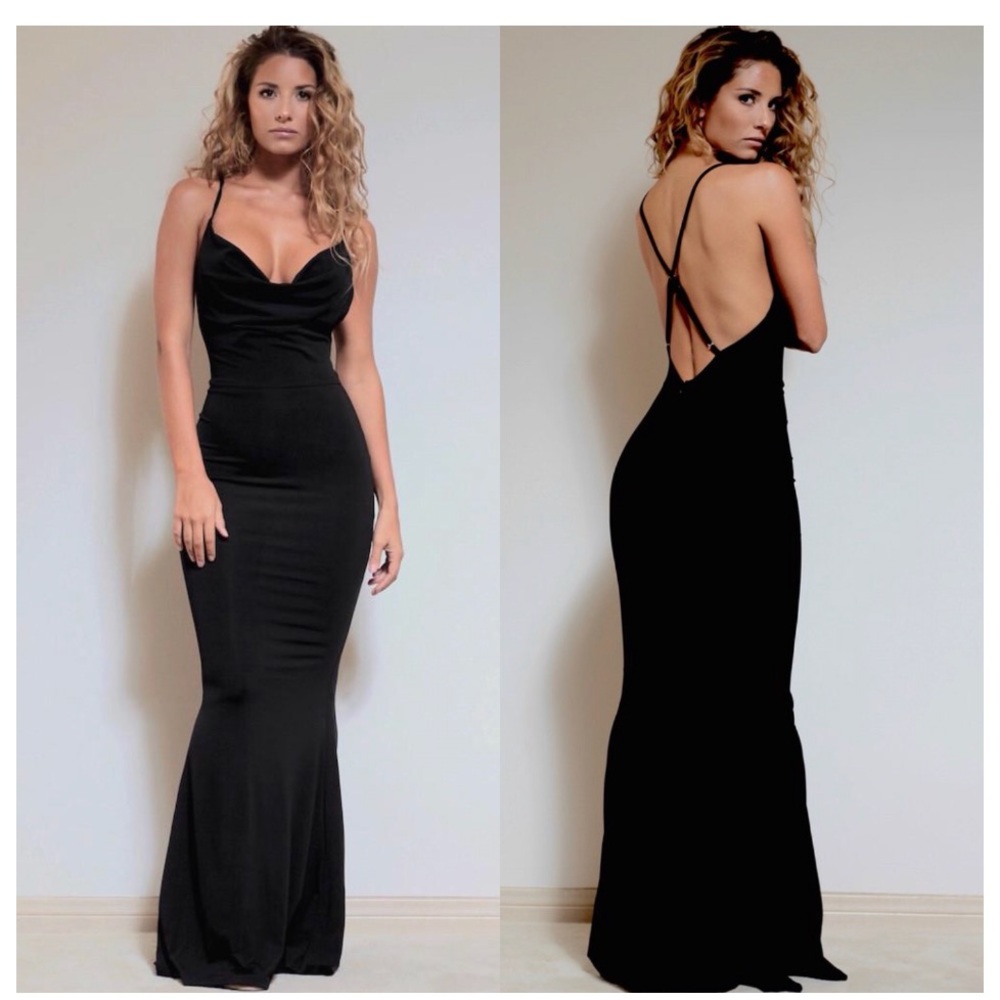 Long black dress, never worn!